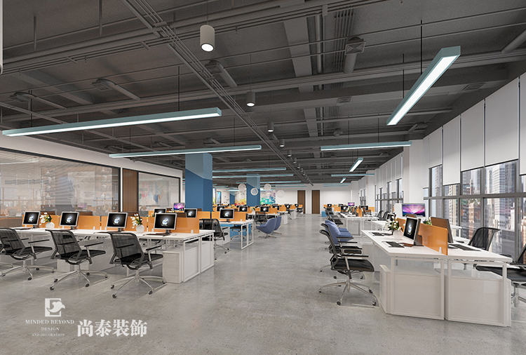  深圳市南山深圳湾生态园太平洋电信集团办公室装修设计