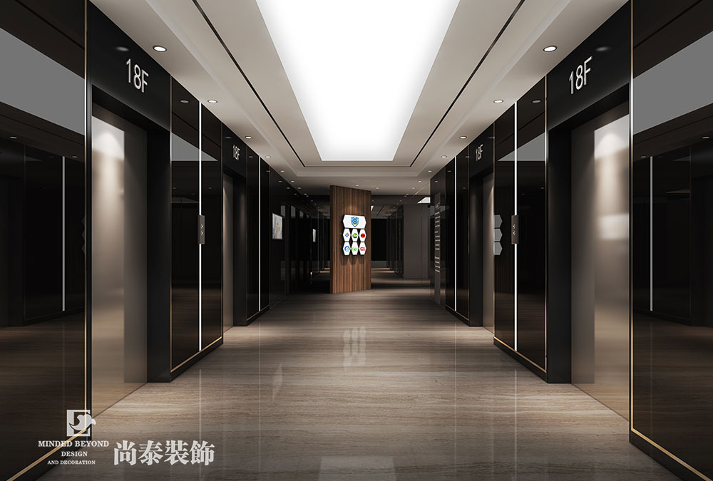 深圳南山创业投资大厦金融公司办公室装修效果图 