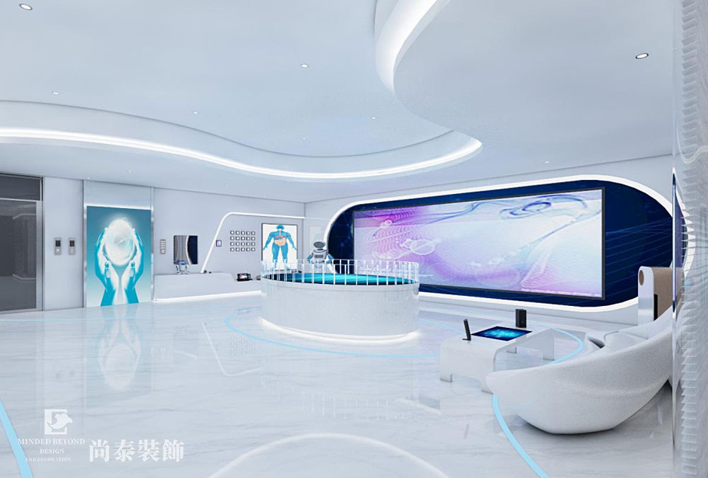 深圳南山联想大厦科技公司办公室装修效果图